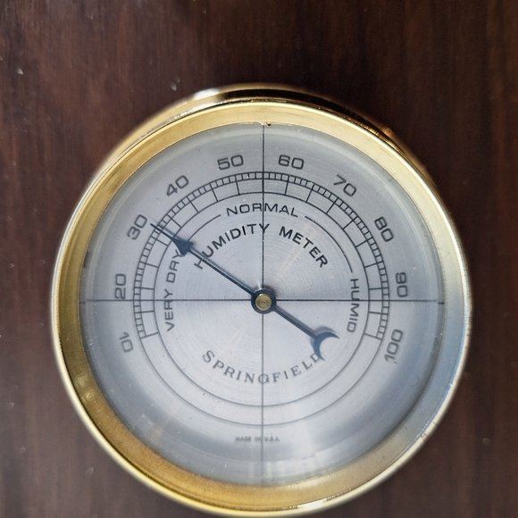 One Jason and one Springfield Brand" Weather The Storm" Vintage Barometers. - Picture 6 of 15